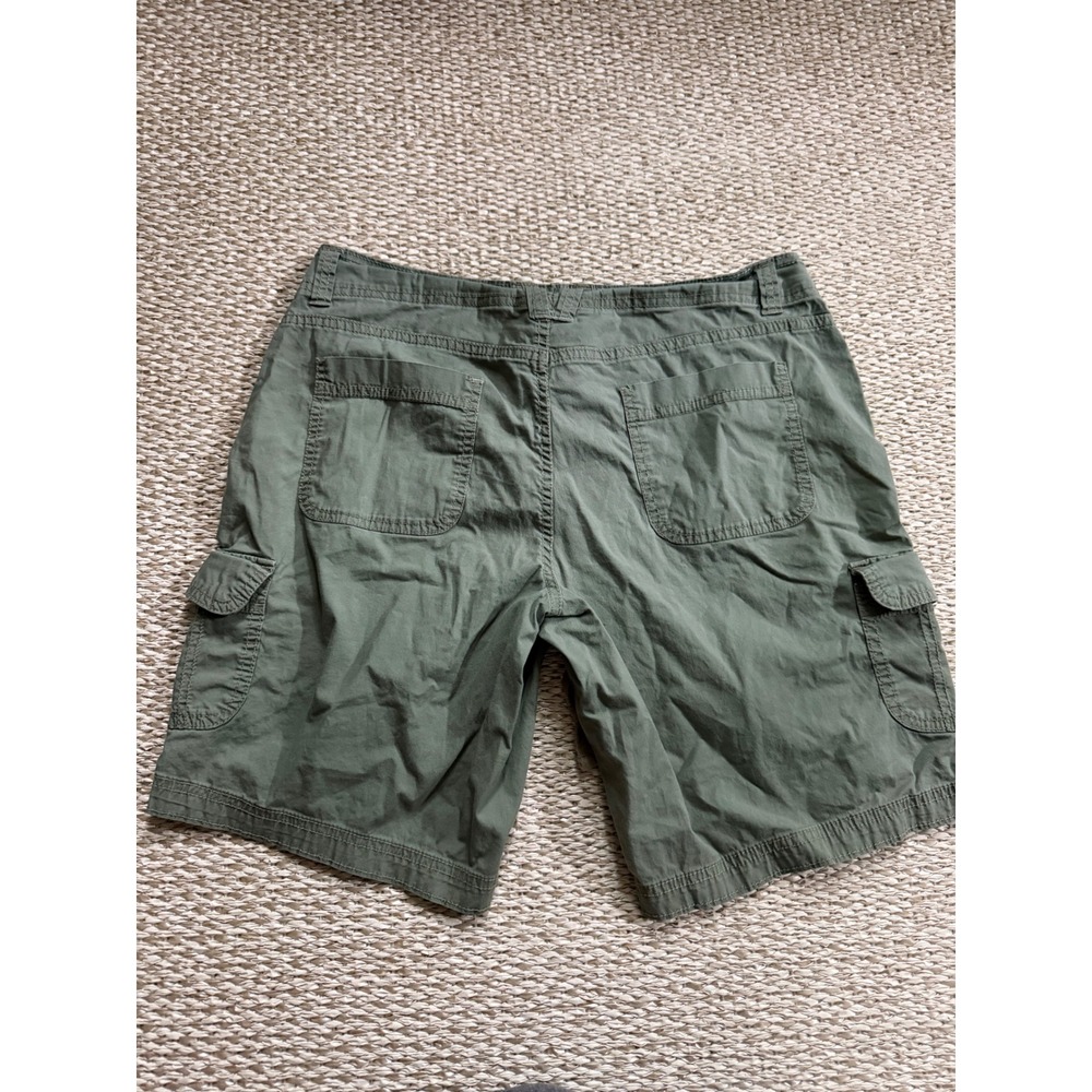 Faded Glory Women Olive Green Cargo Shorts Utility Y2K cropped size 6 - Picture 6 of 6